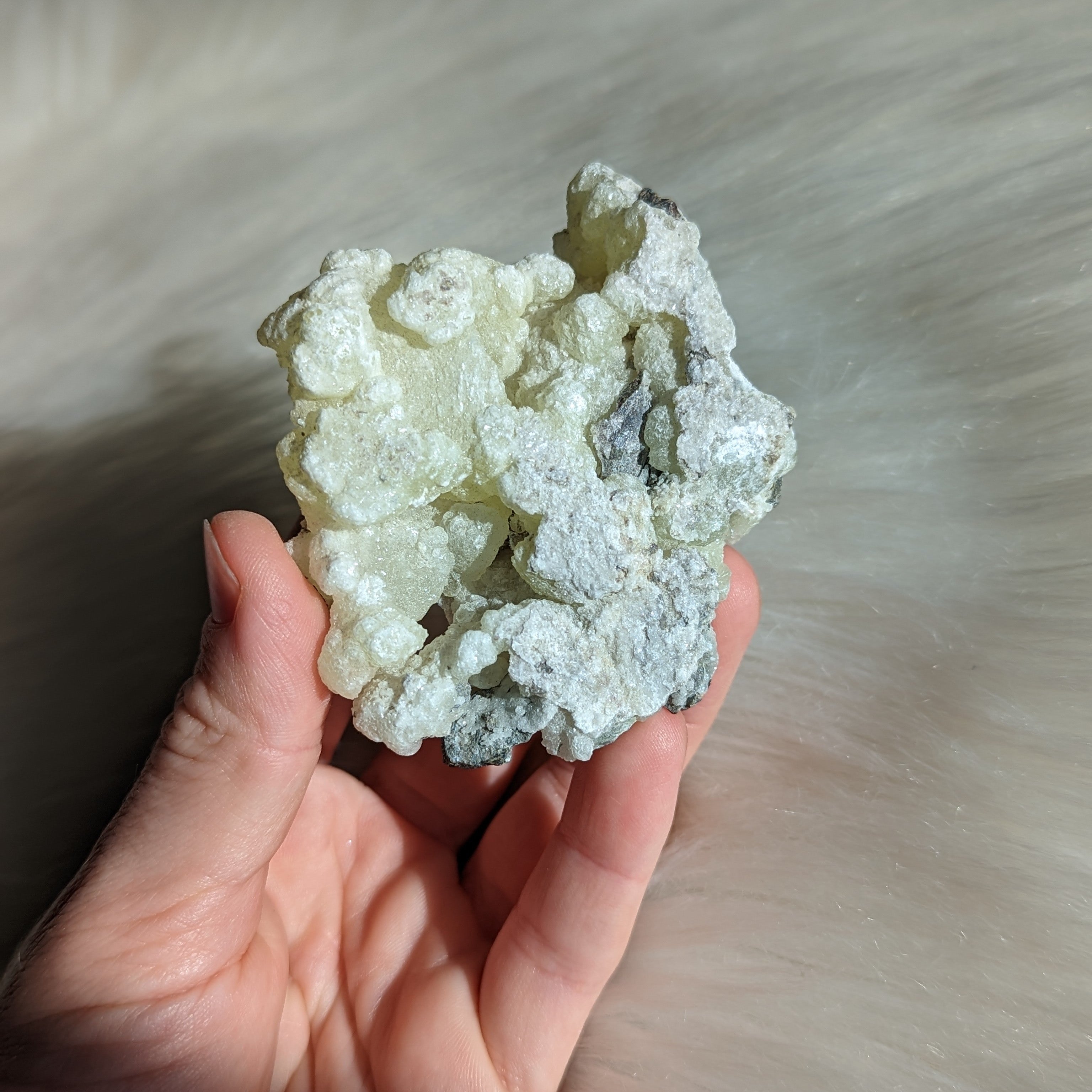 Charming Yellow Brucite Specimen #1 - Earth Family Crystals