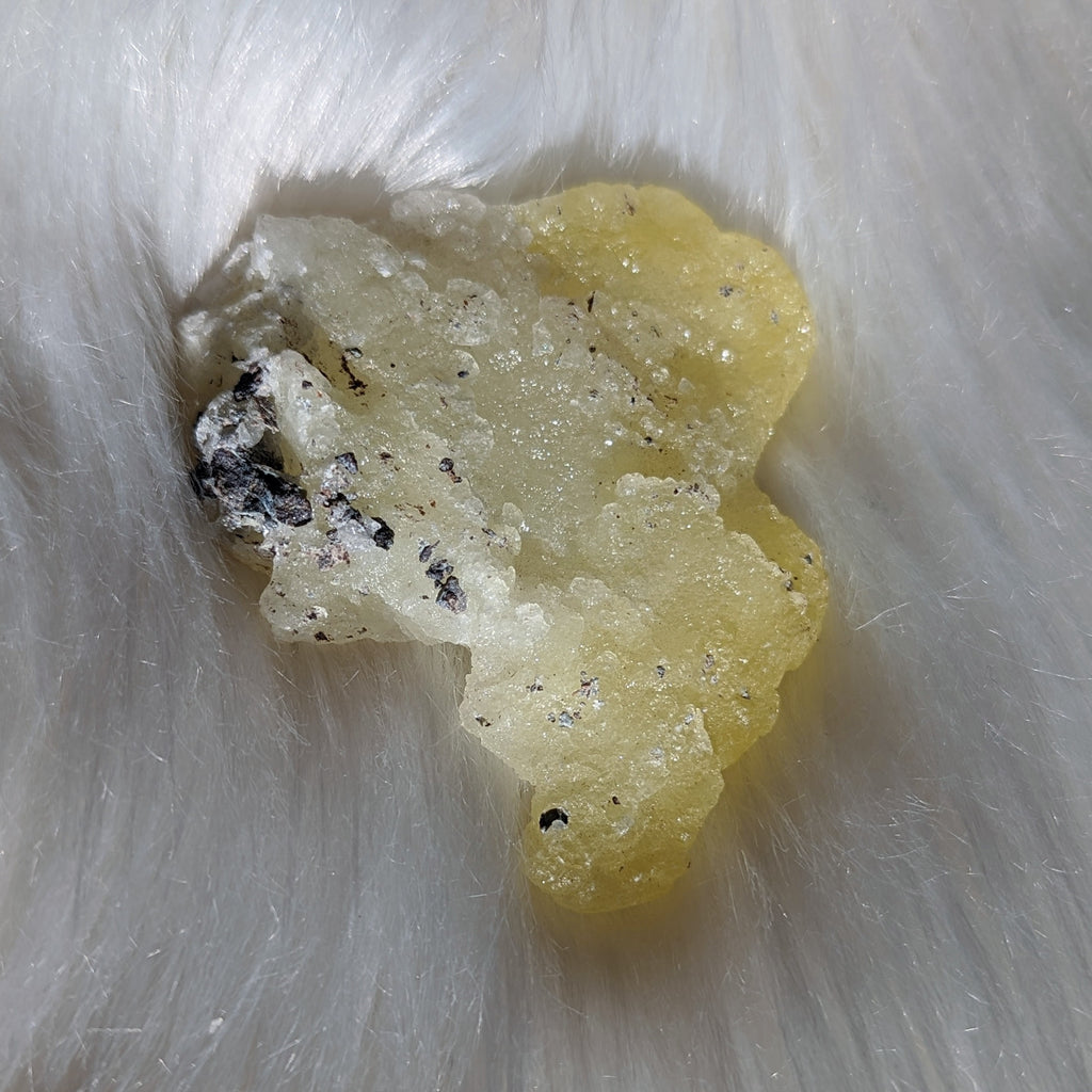 Vibrant Yellow Brucite Specimen #2 - Earth Family Crystals