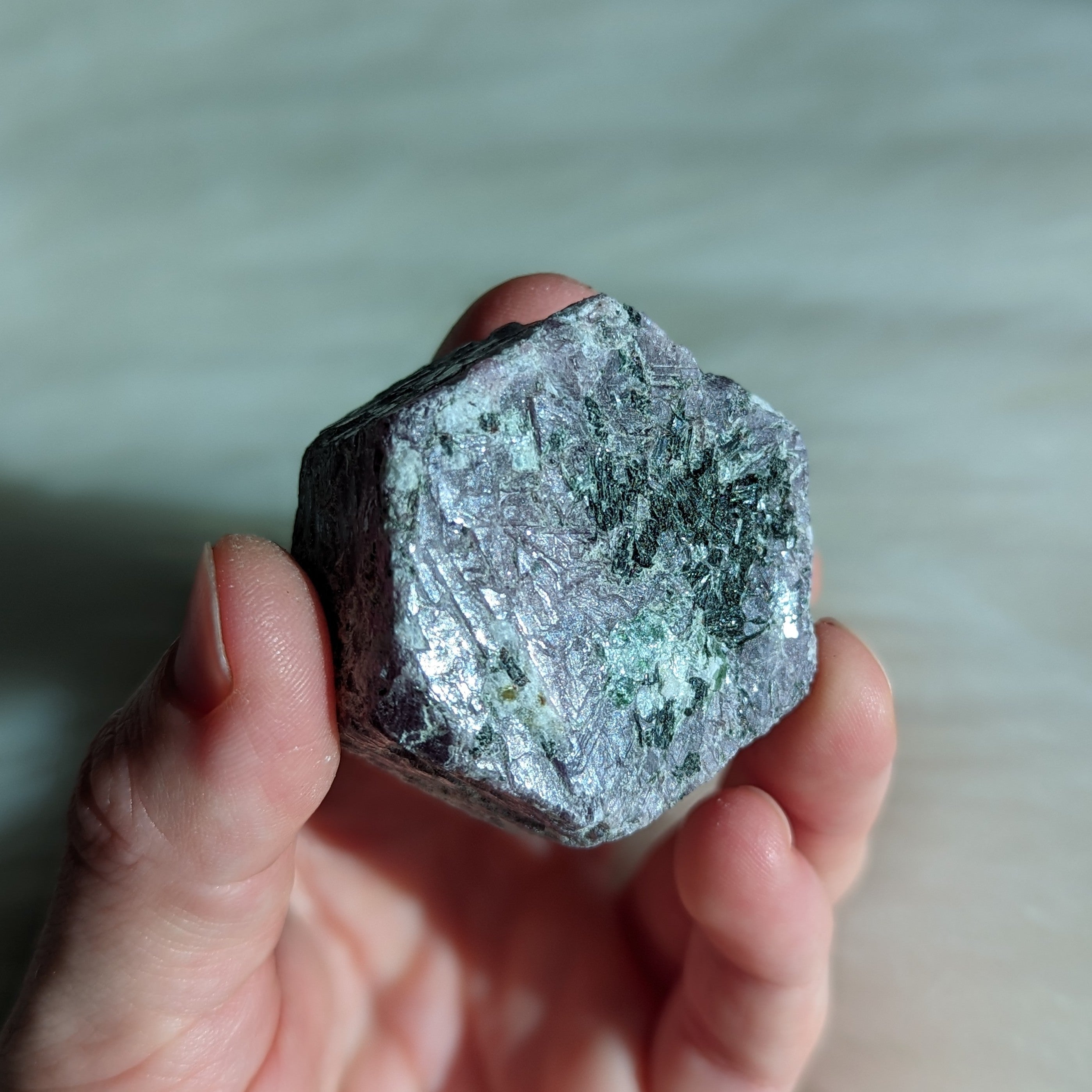 Stunning Ruby Hexagonal Cut Record Keeper #4 - Earth Family Crystals