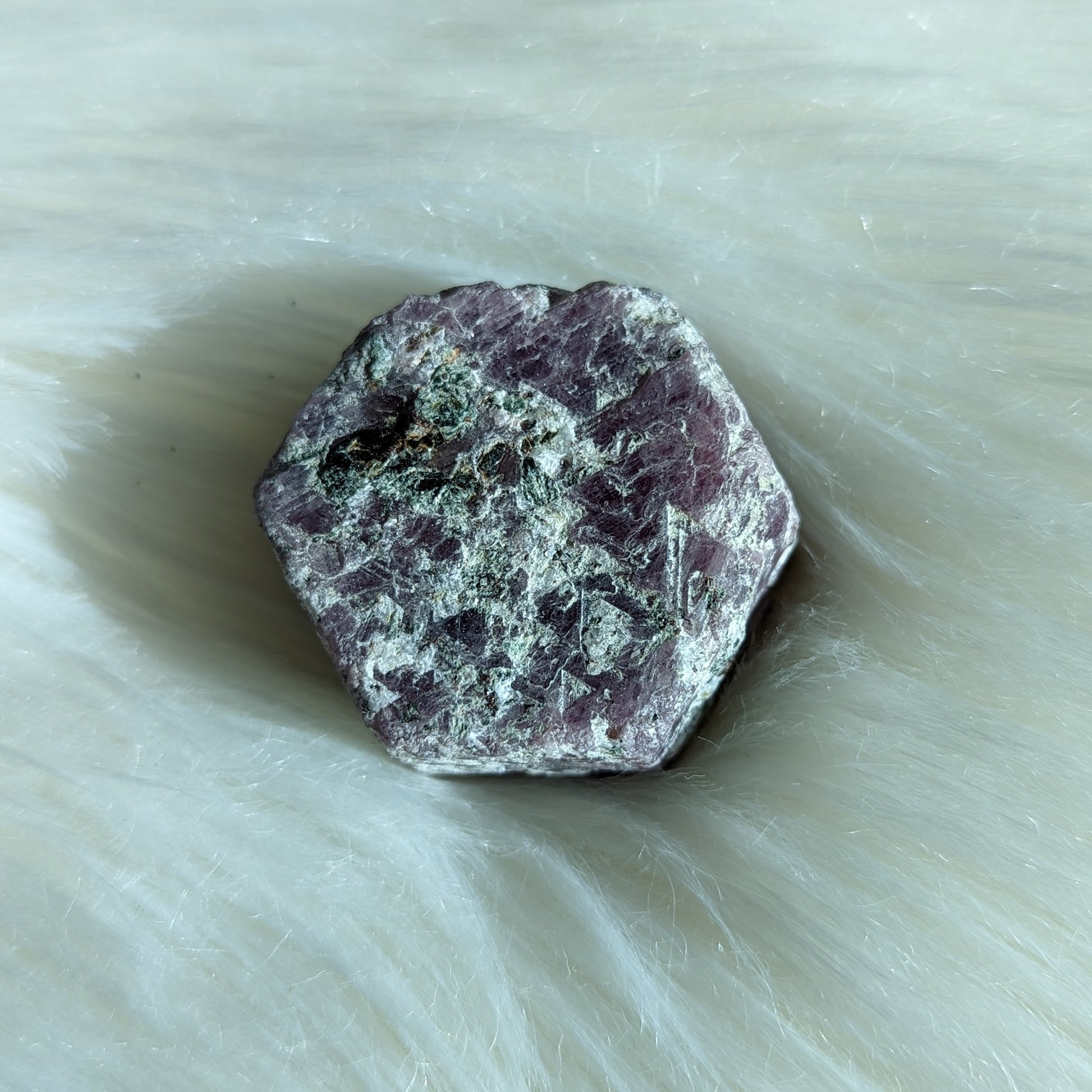Stunning Ruby Hexagonal Cut Record Keeper #4 - Earth Family Crystals