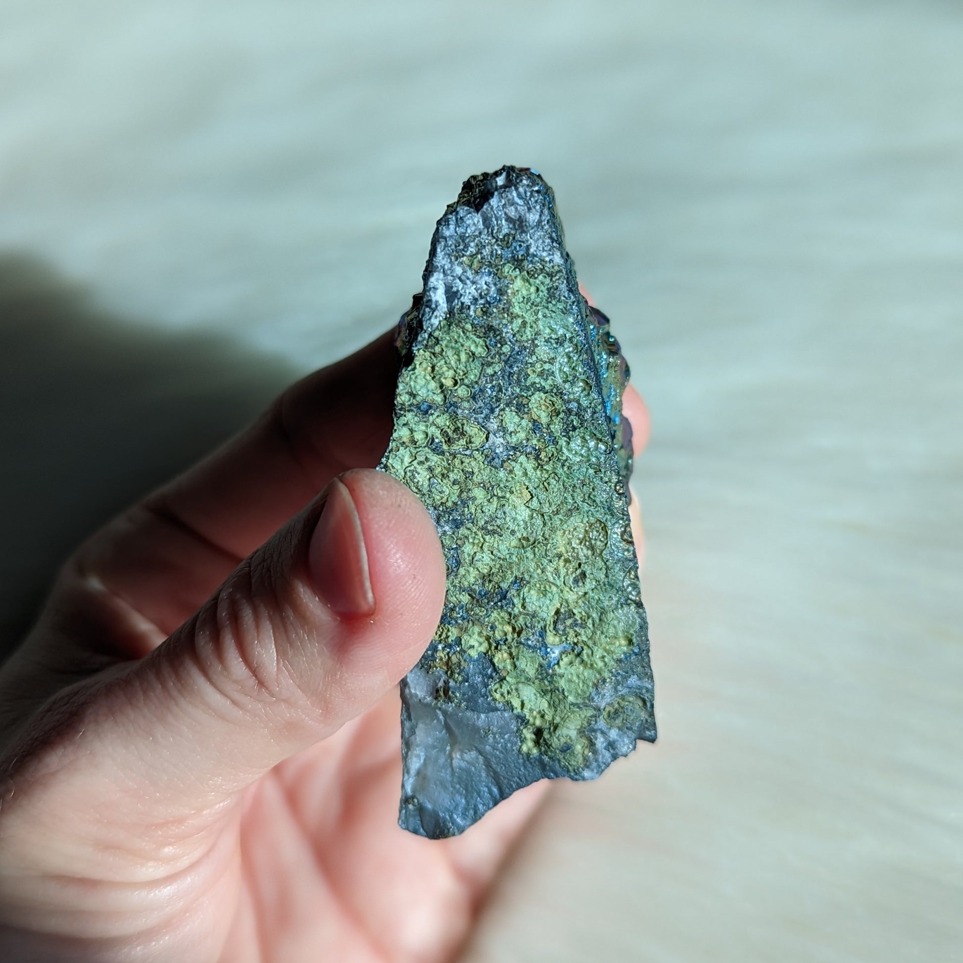 Titanium Rainbow Aura Amethyst Cluster #7~ Vibrant and Energetic - Earth Family Crystals