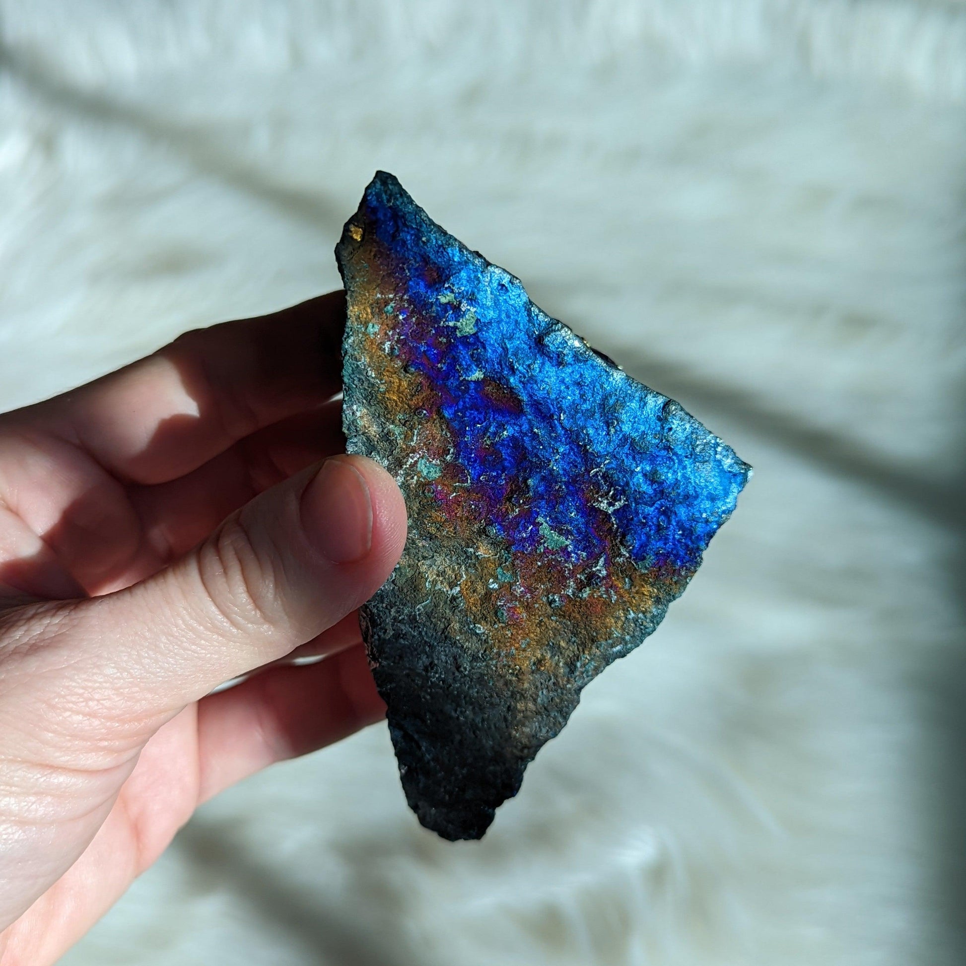 Titanium Rainbow Aura Amethyst Cluster #14~ Vibrant and Energetic - Earth Family Crystals