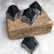 Nepherite Jade Point  Carving ~ Beautiful Display Piece - Earth Family Crystals