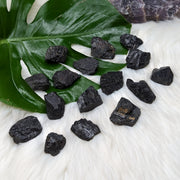 Black Tourmaline Chunky Stones ~ Sets of 4 - Earth Family Crystals