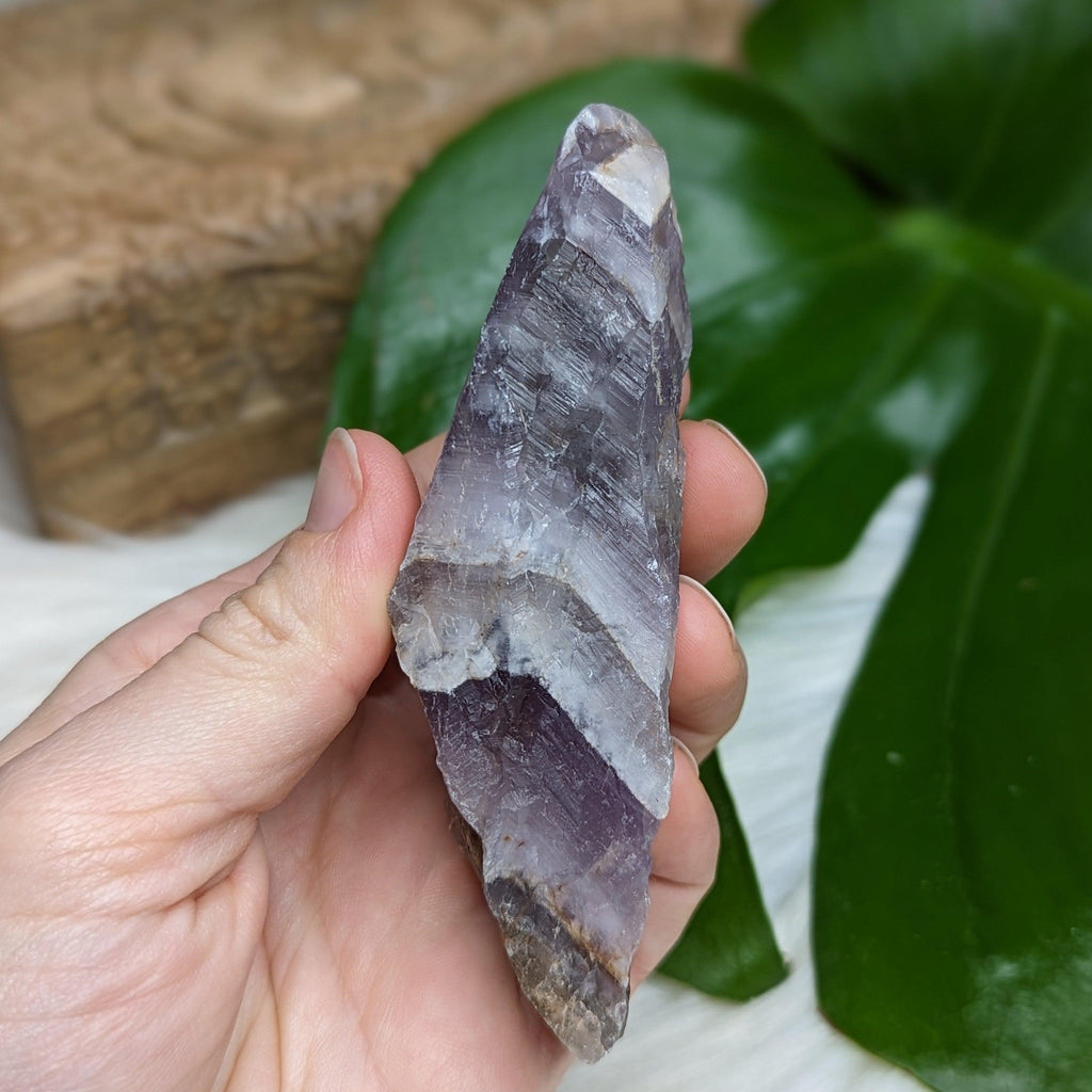 Auralite-23 Raw and Natural Wand ~ Carved by Mother Earth - Earth Family Crystals