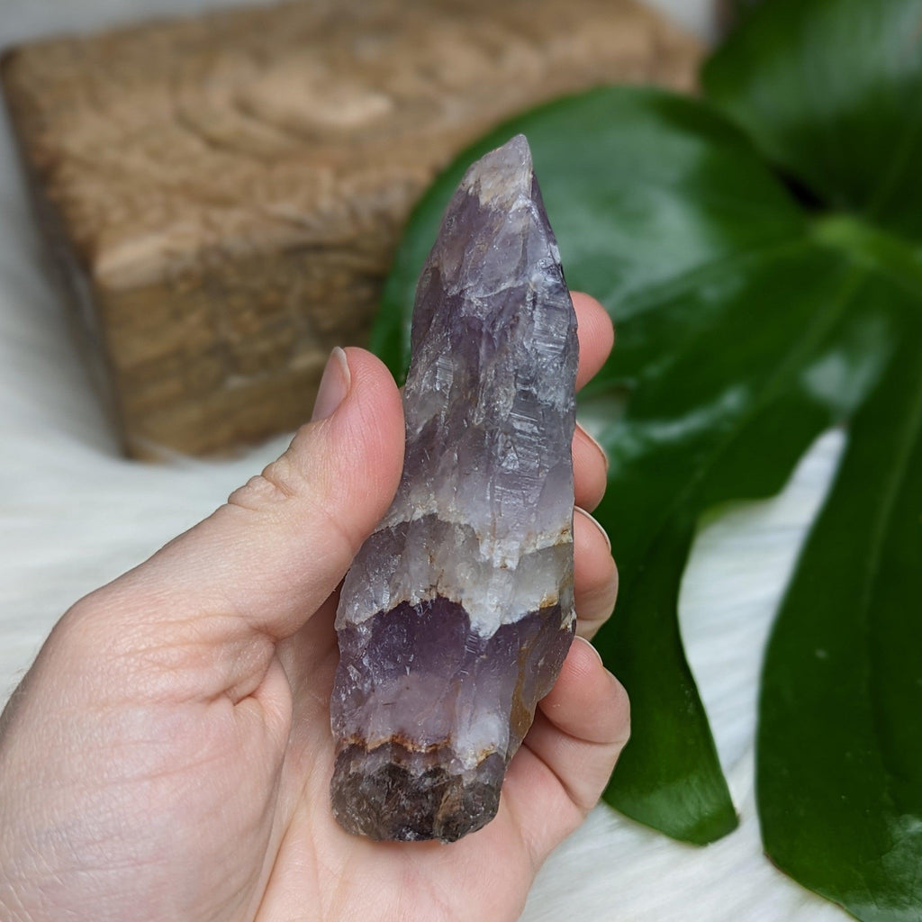 Auralite-23 Raw and Natural Wand ~ Carved by Mother Earth - Earth Family Crystals