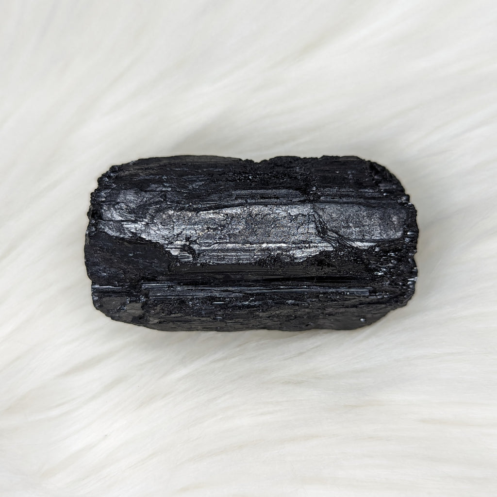 Black Tourmaline AA Gemmy Crystal Specimen - Earth Family Crystals