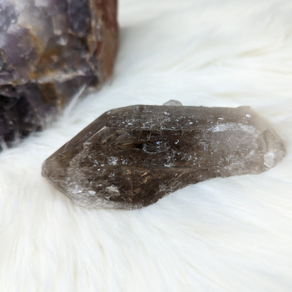 Smoky Quartz Rough Point from Zambia ~ Healing and Stabilizing ~ - Earth Family Crystals