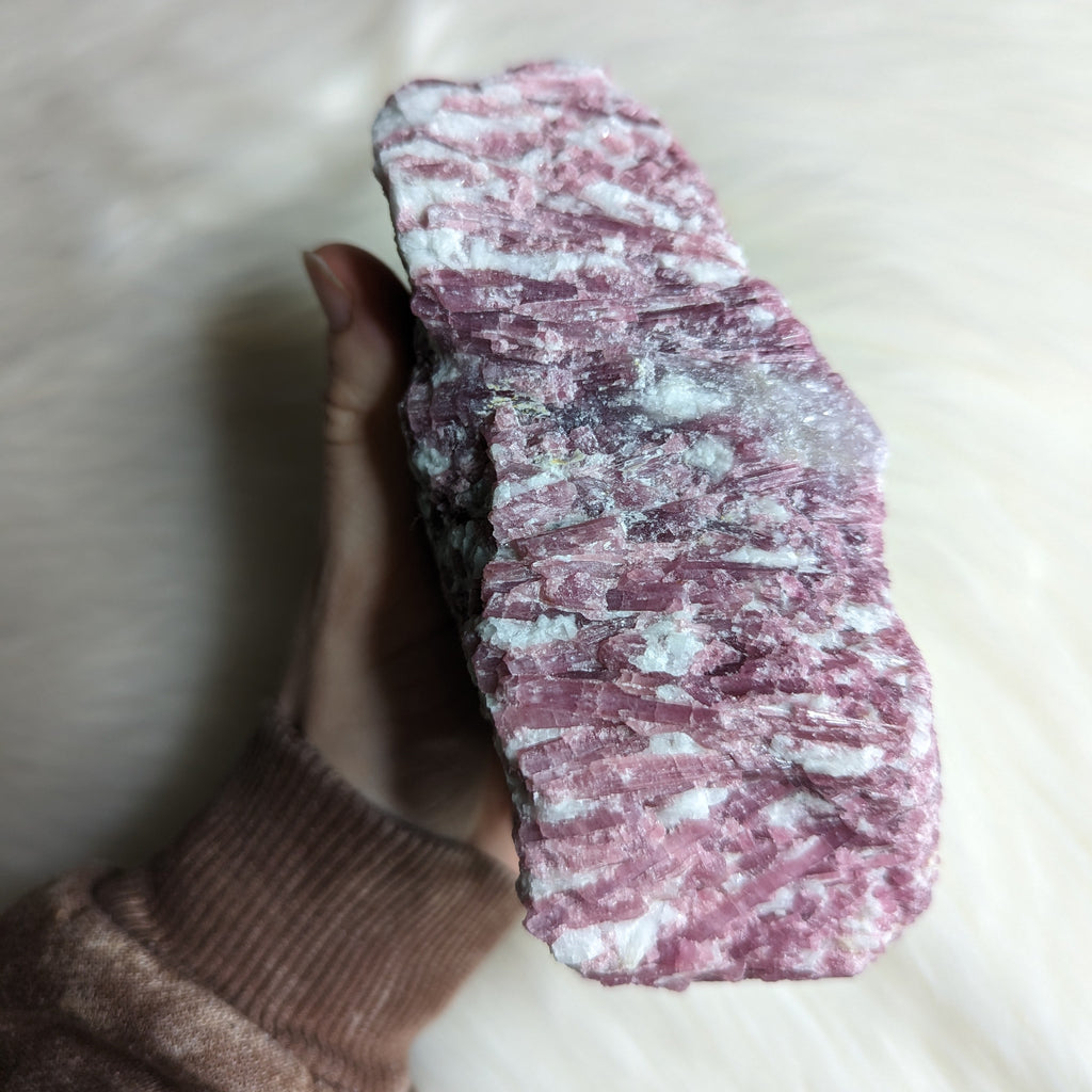 RESERVED ~XL Pink Tourmaline Specimen Display Piece - Earth Family Crystals