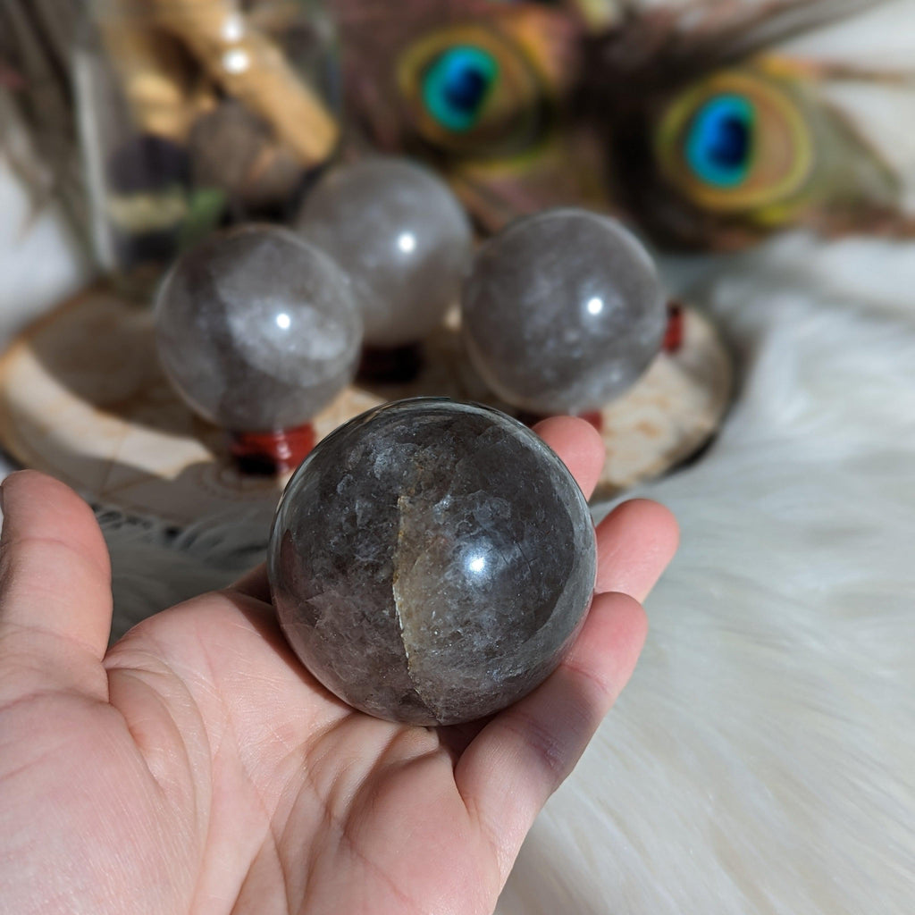 Smoky Quartz Protection Sphere - Earth Family Crystals
