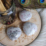 Cinnabrite Puffy Heart Carving ~ Stone of Alchemy, Insight and Success - Earth Family Crystals
