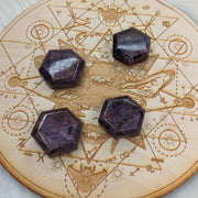 Gorgeous Ruby Crystal Polished Hexagon  ~ medium - Earth Family Crystals