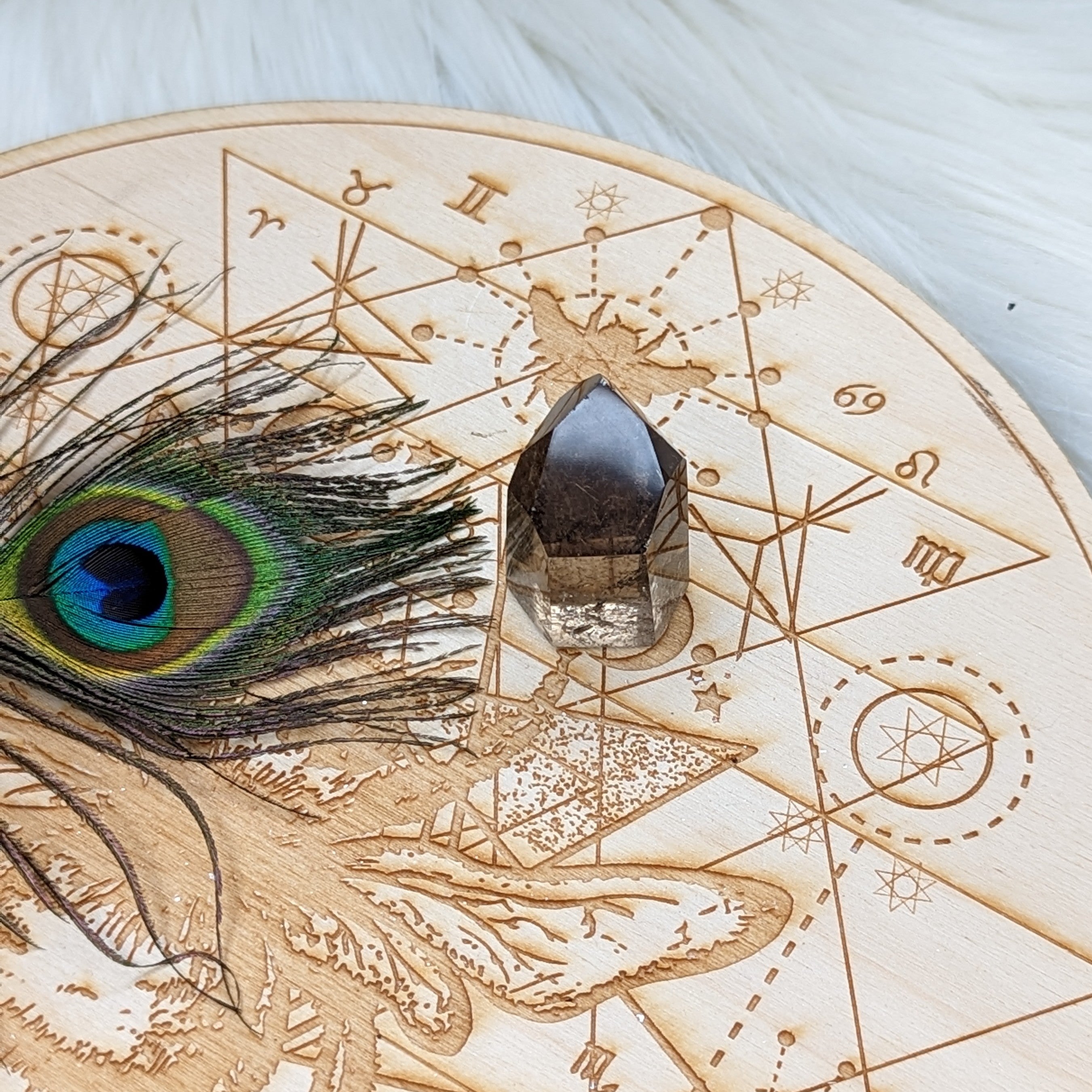 Smoky Quartz Mini Polished Point ~ Protective and Grounding Display Point ~ - Earth Family Crystals