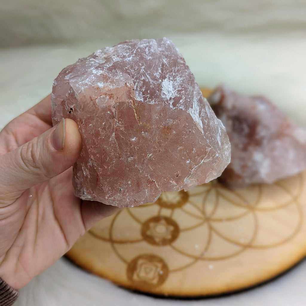 Fire Quartz Rough~ Energetic and Passionate Energy~ - Earth Family Crystals