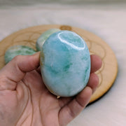 Lemurian Aquatine Calcite Pillow Stones ~Flow Energy~ Connect with Higher Self - Earth Family Crystals