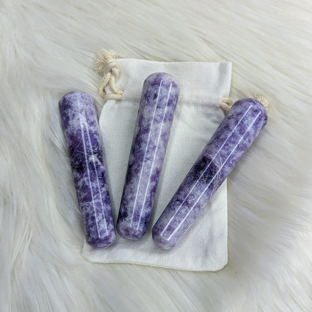 Lepidolite Wand ~ Ideal for Massage! - Earth Family Crystals