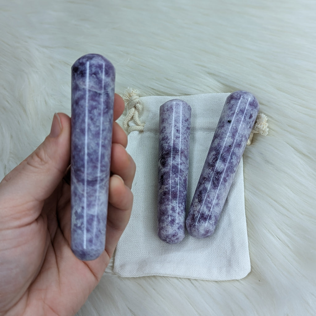 Lepidolite Wand ~ Ideal for Massage! - Earth Family Crystals