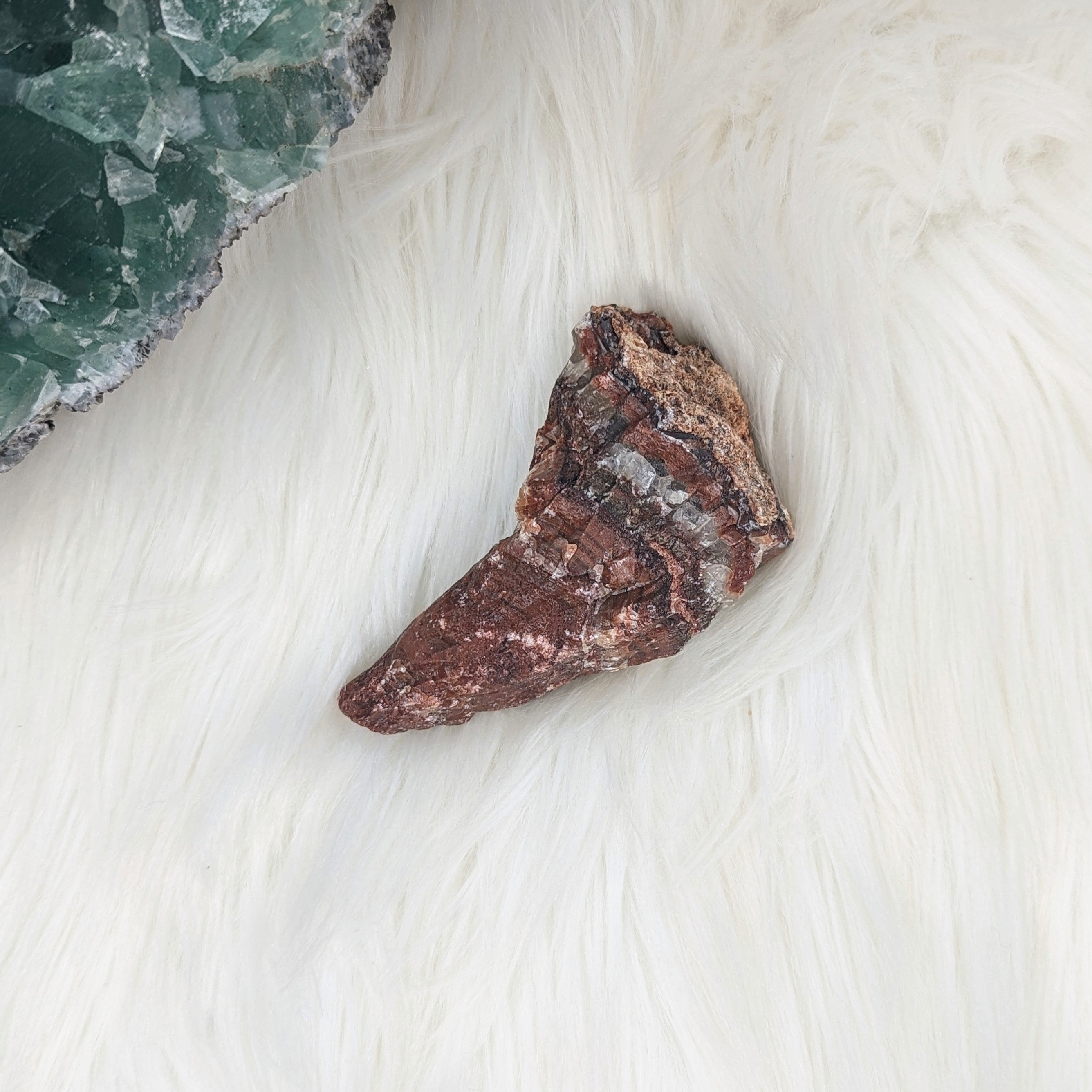 Red Calcite Chunky Specimen from Mexico~ Fun Shape - Earth Family Crystals