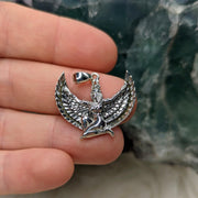 Sterling Silver Isis Protection Pendant ~ Silver Chain Included - Earth Family Crystals