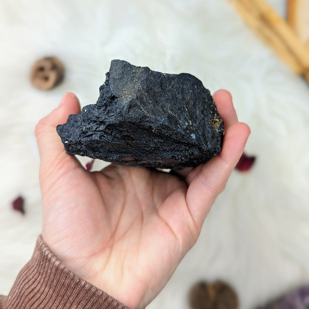XL Black Tourmaline Display Specimen ~ Protective and Grounding Energy - Earth Family Crystals