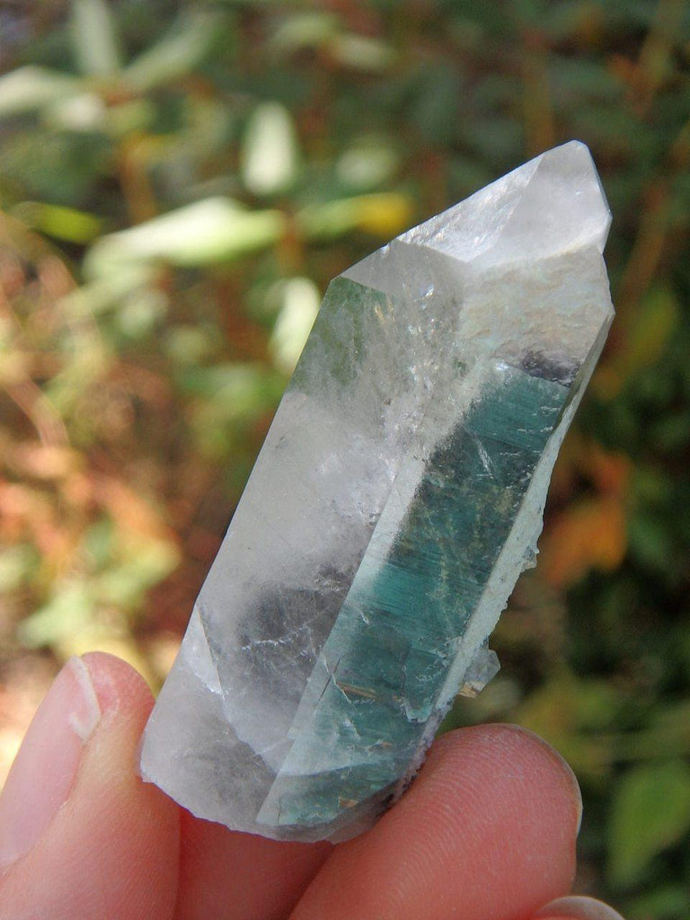 Blue Phantom Quartz Triple Point From Arkansas - Earth Family Crystals