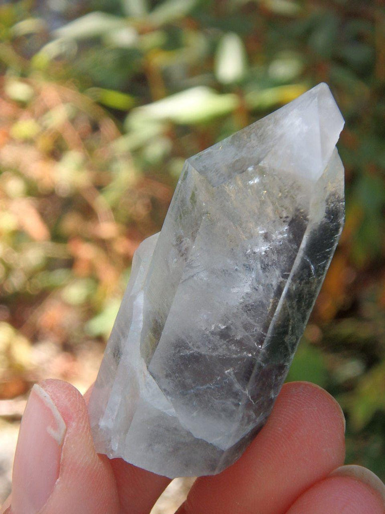 Blue Phantom Quartz Triple Point From Arkansas - Earth Family Crystals