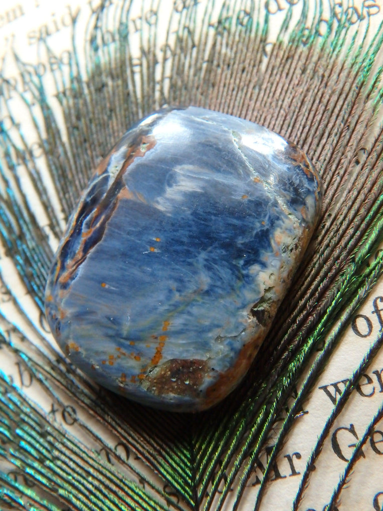 Silky Blue Color Pietersite Cabochon-Ideal For Jewellery Making 5 - Earth Family Crystals
