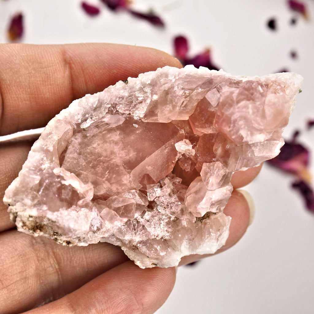 Pretty Pink Amethyst Geode Specimen From Patagonia #1 - Earth Family Crystals