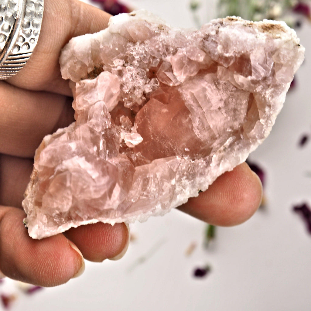Pretty Pink Amethyst Geode Specimen From Patagonia #1 - Earth Family Crystals