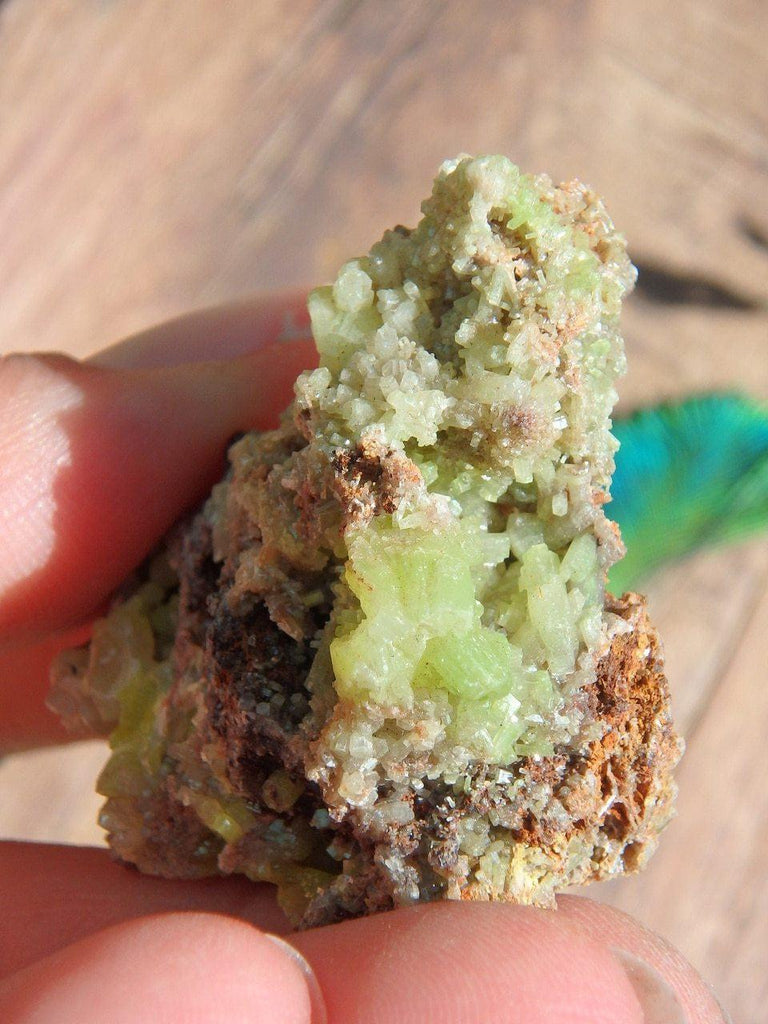 Adorable Green Pyromorphite Raw Cluster Specimen - Earth Family Crystals