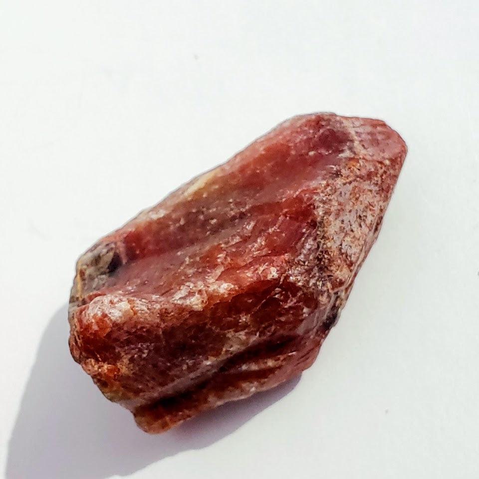 Saturated Blood Red Amethyst Natural Point from Brazil - Earth Family Crystals