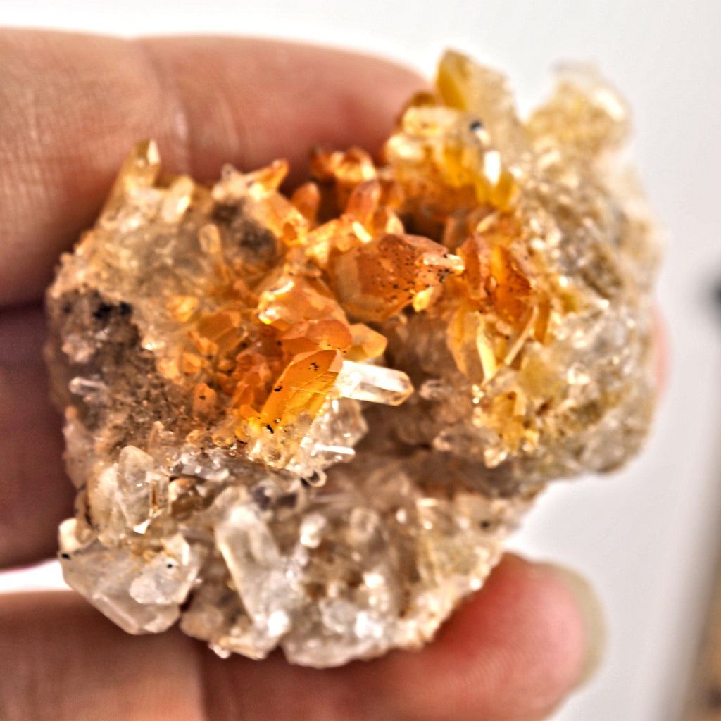 Rainbow Mayanite Natural Quartz Cluster From Arkansas #1 - Earth Family Crystals