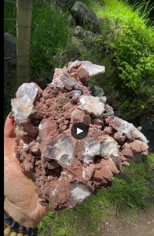 red Jasper and this piece is from India and has psuedomorph formations - Earth Family Crystals