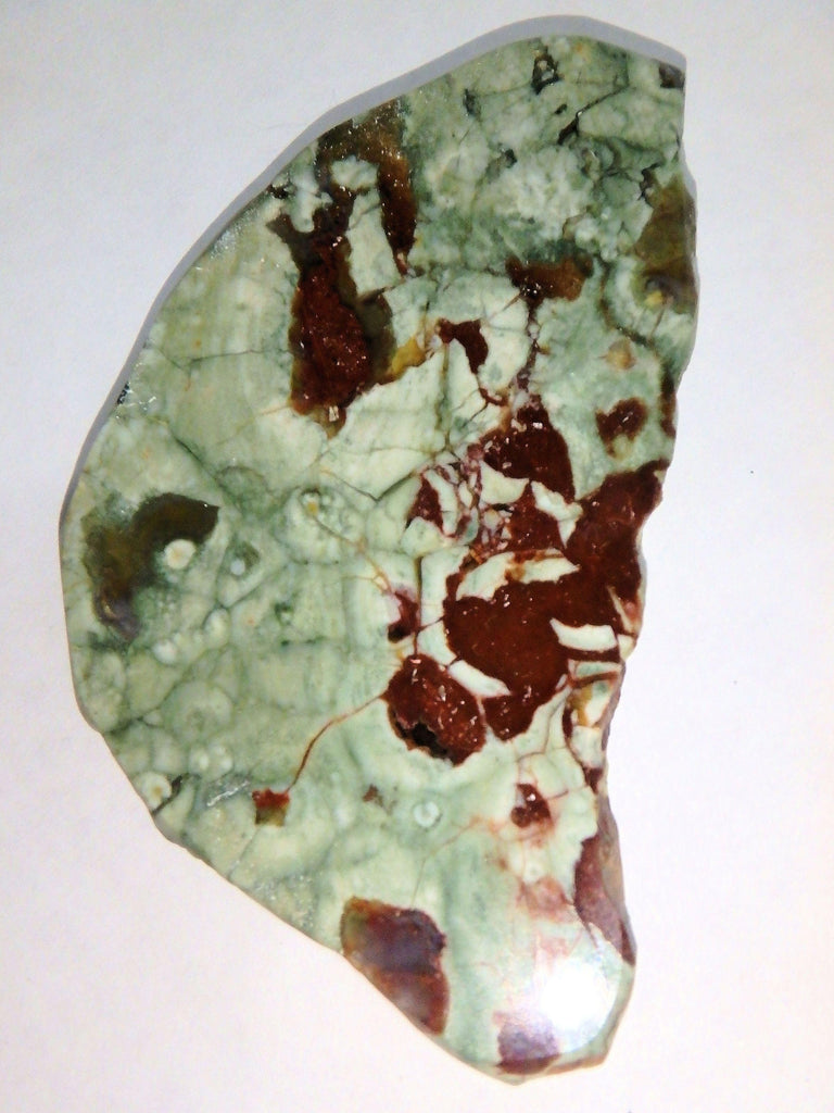 Australian Spherulitic Rhyolite Free Form Slice Specimen - Earth Family Crystals