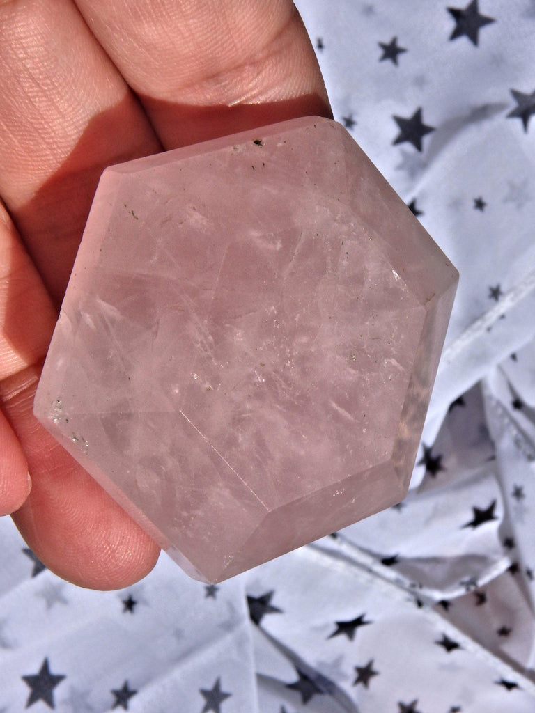 Pretty Pink Rose Quartz Carving 3 - Earth Family Crystals