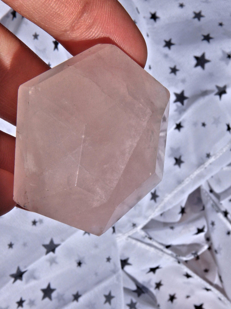 Pretty Pink Rose Quartz Carving 4 - Earth Family Crystals
