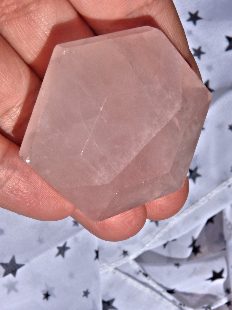 Pretty Pink Rose Quartz Carving 4 - Earth Family Crystals