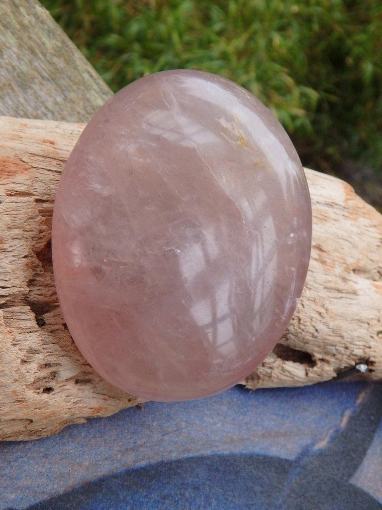 Heart Chakra Healing~Rose Quartz Palm Stone - Earth Family Crystals