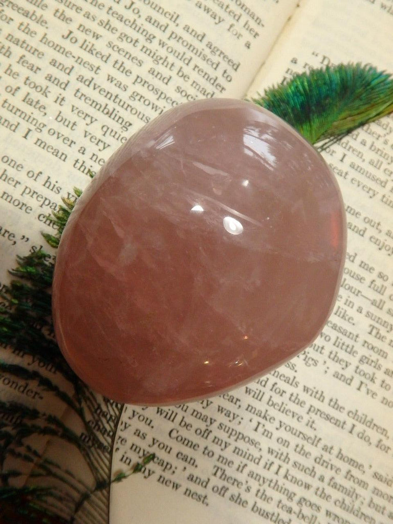 Smooth & Soothing Lavender Pink Rose Quartz Specimen - Earth Family Crystals
