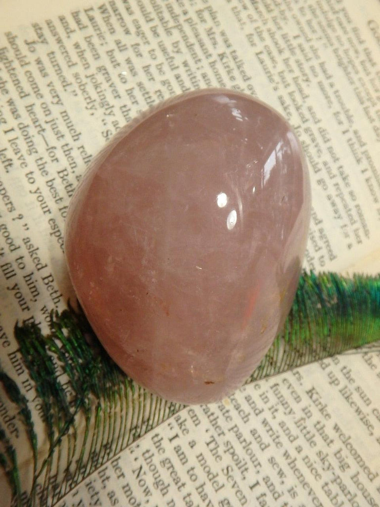 Smooth & Soothing Lavender Pink Rose Quartz Specimen - Earth Family Crystals