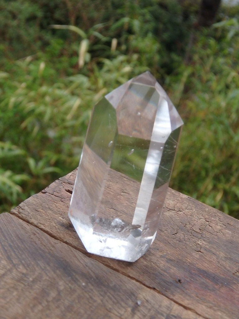 Ice Water Clear Quartz With Fine Rutile Strands - Earth Family Crystals