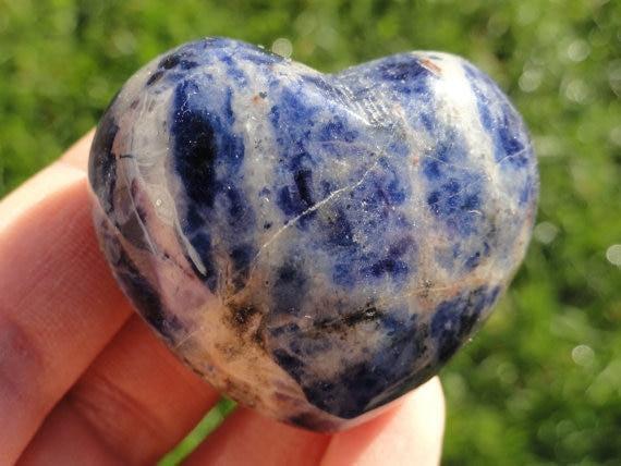 Adorable Blue SODALITE HEART For Lucid Dreaming! - Earth Family Crystals