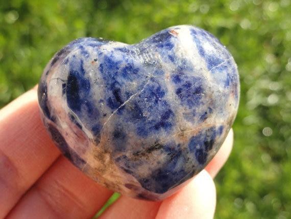 Adorable Blue SODALITE HEART For Lucid Dreaming! - Earth Family Crystals