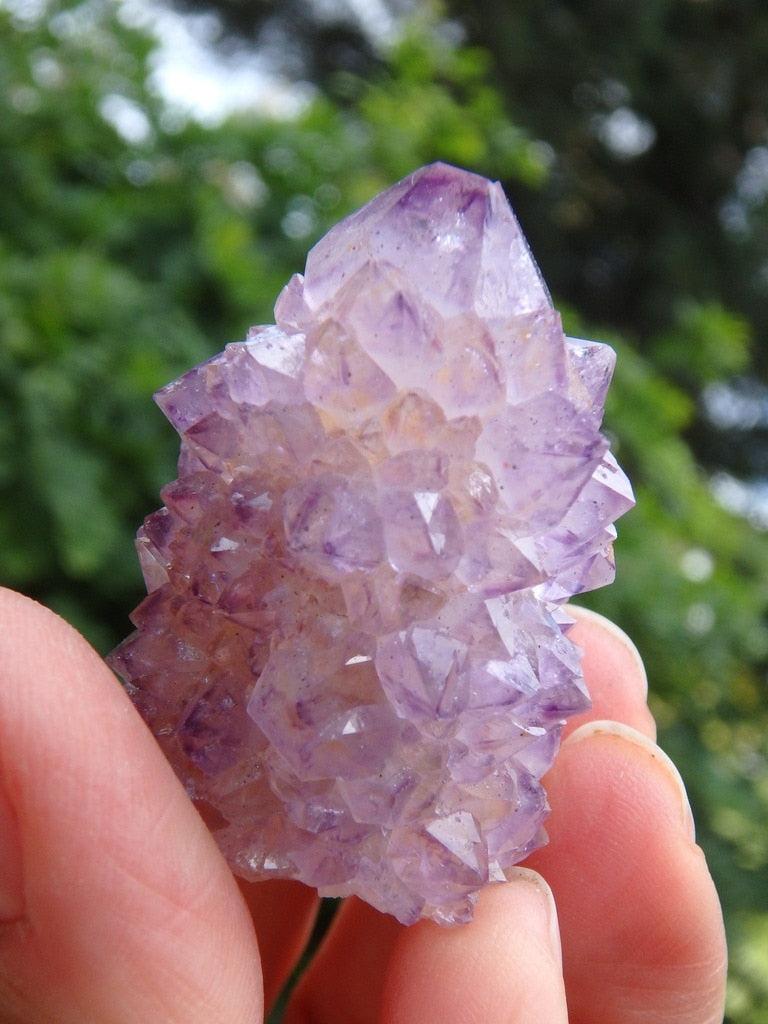 Pretty Purple Sparkle Ametrine Spirit Quartz Point - Earth Family Crystals