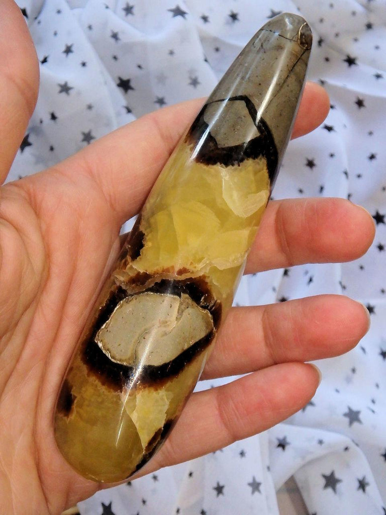 Healing Septarian Wand Perfect for Massage - Earth Family Crystals