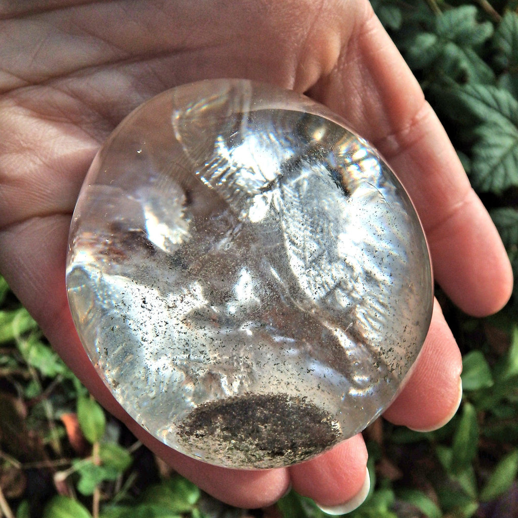 Gorgeous Round & Optical Shamanic Dream Stone Seer Quartz Partially Polished From Brazil - Earth Family Crystals