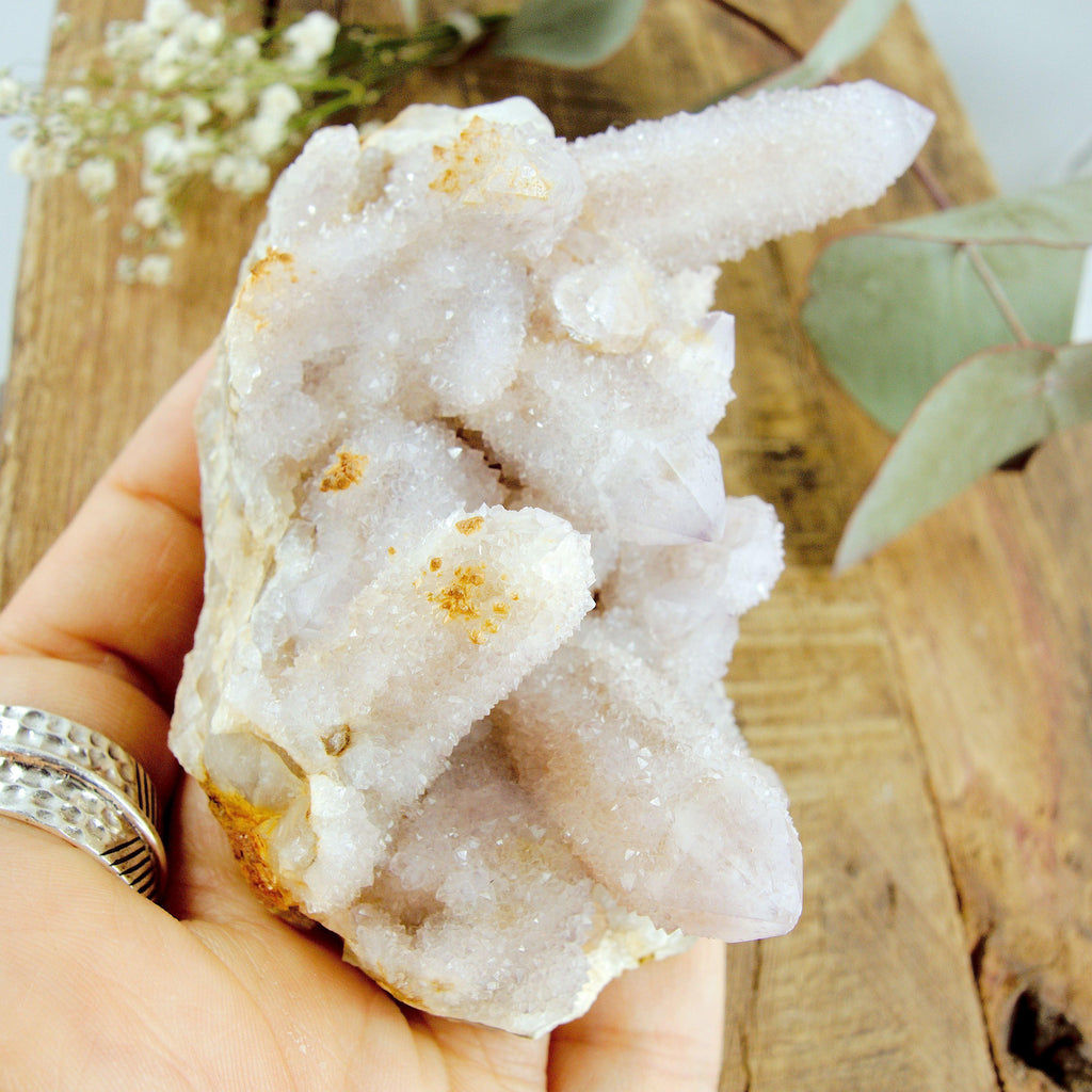 Sparkling Ametrine Fairy Spirit Quartz Cluster From South Africa - Earth Family Crystals