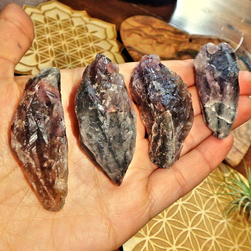Extreme Healing Natural Super 7 (Melody Stone) Hand Held Point From Brazil (1) - Earth Family Crystals