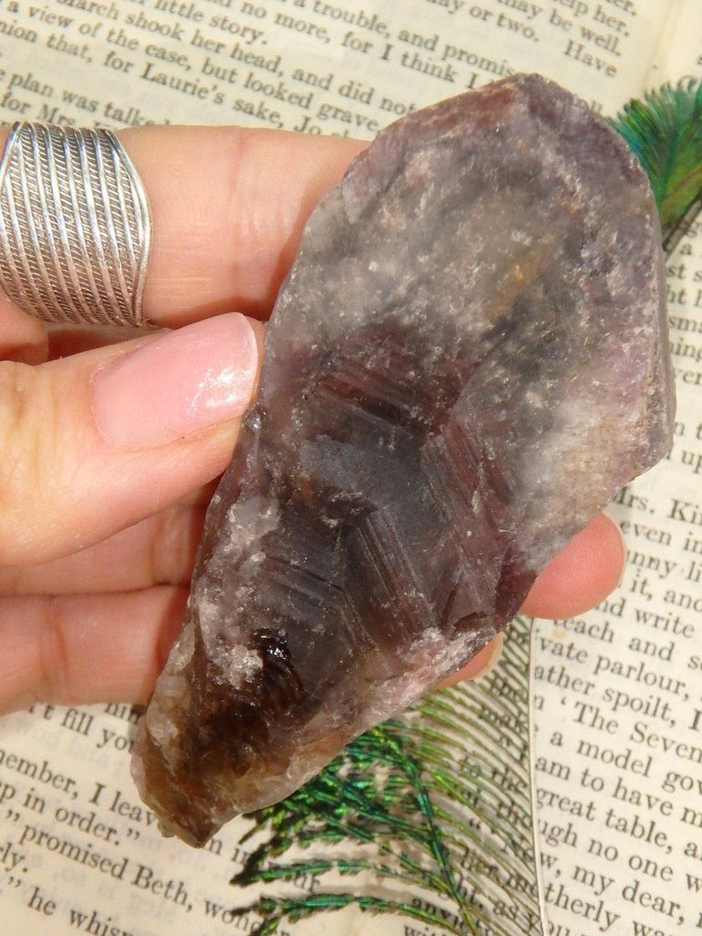 High Vibration Raw Super 7 Point From Brazil 3 - Earth Family Crystals