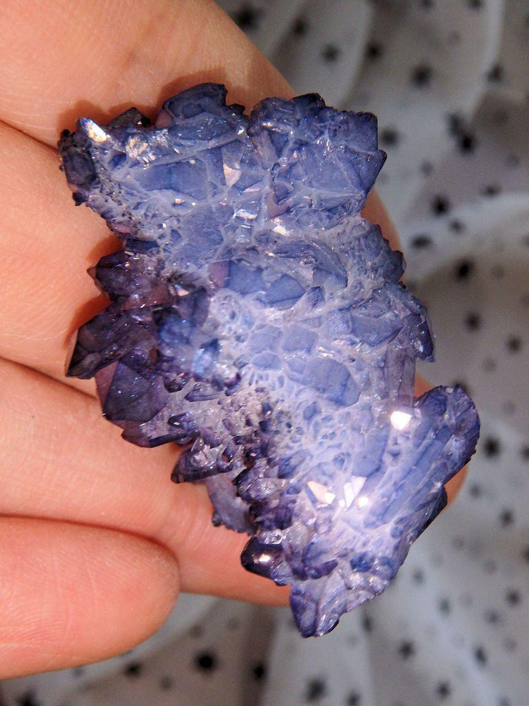 Amazing Sparkle Arkansas Quartz Tanzan Aura Cluster 4 - Earth Family Crystals